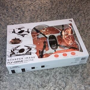 𝅺New sharper image fly and drive drone rechargeable dual function